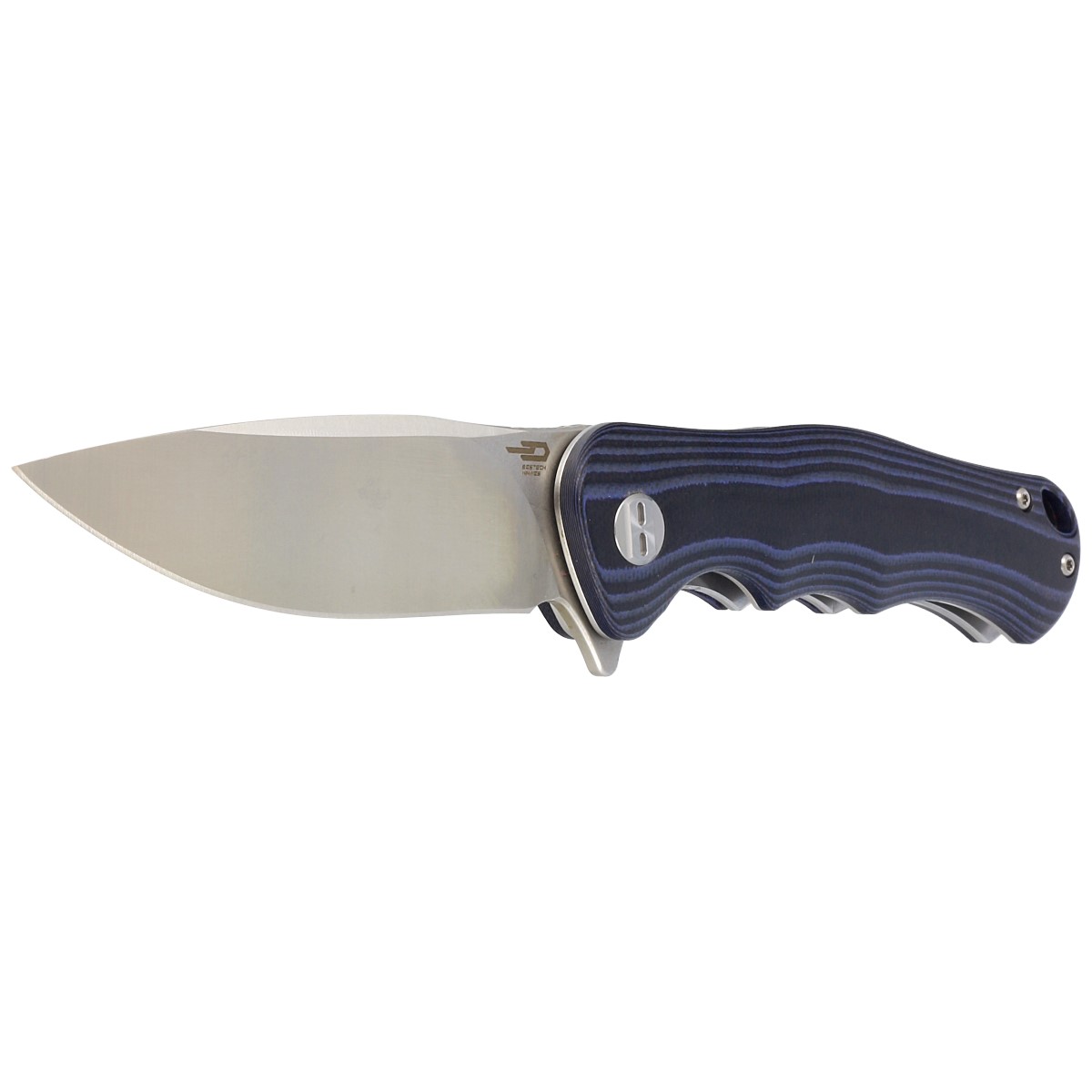 Bestech Knife Bobcat Black Blue G10 Stonewashed Satin D2 BG22D 1