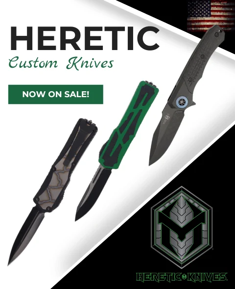 Heretic Knives, now on knivesmania.com