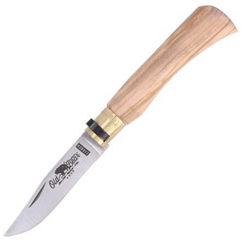 Antonini Old Bear Classical M Knife Olive Wood, Satin C70 (9306/19_LU)