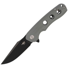 Bestech Arctic Grey G10, Black Stonewashed D2 knife (BG33C-2)