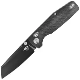 Bestech Knife Slasher Black Micarta, Black Stonewashed D2 (BG43A-2)