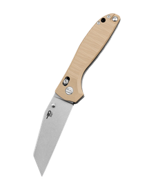 Bestech Liger Knife Beige G10, Stonewashed D2 by Keanu Alfaro (BG61C)