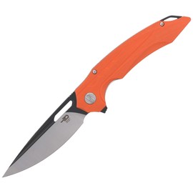 Bestech Ornetta Orange G10, Black/Satin D2 by Kombou Knife (BG50C)