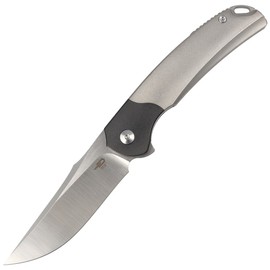 Bestech Supernova Grey Titanium/Black Zirconium, Satin M390 Knife (BT2111A)