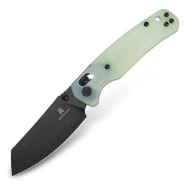 Bestechman Cicada's Wing Knife Jade G10, Black 10Cr15MoV (BMK06A)