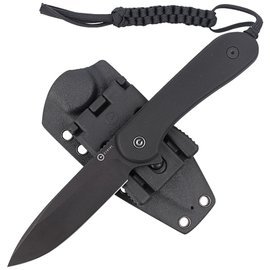 CIVIVI Elementum Fixed Black G10, Black Stonewashed (C2105A)