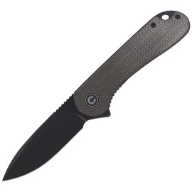 CIVIVI Elementum Flipper Green Micarta, Black Stonewashed (C907Z)