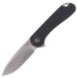 CIVIVI Knife Elementum Flipper Black G10, Satin Finish (C907A)