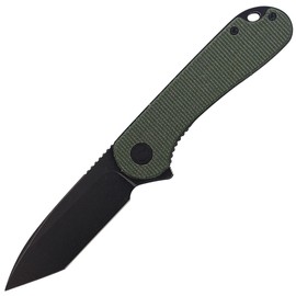 CIVIVI Knife Elementum Flipper Green Micarta, Black Stonewashed (C907T-E)