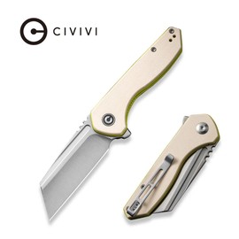 Civivi ExOne Ivory G10, Satin Nitro-V by Brian Brown Knife (C23036-2)