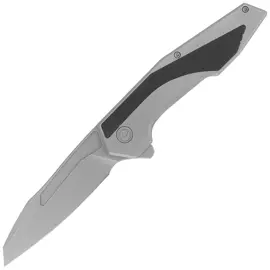 Civivi Hypersonic Gray Steel / Black G10, Gray Stonewashed 14C28N by Gustavo T. Cecchini knife (C22011-2)