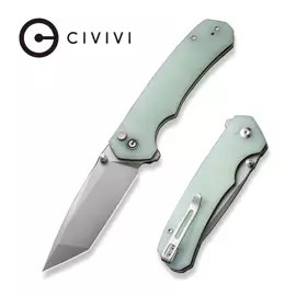 Civivi Knife Brazen Button Lock Natural G10, Stonewashed 14C28N (C19059C-3)