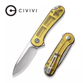 Civivi Knife Elementum Flipper Polished Ultem, Satin D2 (C907A-4)