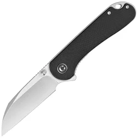 Civivi Knife Elementum Wharncliffe Black G10, Satin Nitro-V (C18062AF-1)