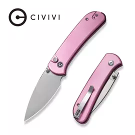 Civivi Knife Qubit Pink Aluminum, Satin 14C28N (C22030E-5)