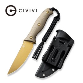 Civivi Knife Stormridge Tan G10, Desert Tan Stonewashed Nitro-V (C23041-2)