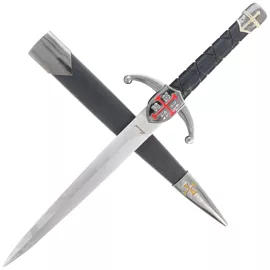 Decor Habitat Templar Dagger, Black ABS, Satin (16759-1)