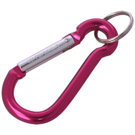 FOX 8 Aluminium Spring Clip Hook Carabiner, Purple