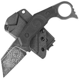 FOX Toa Karambit Black G10, Black Idroglider N690Co by Jared Wihongi knife (FX-652)
