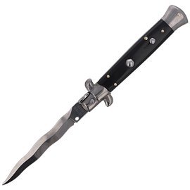 Frank Beltrame Kris Black 23cm switchblade knife (FB 23/37K)