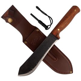 Herbertz CJH Bushcraft Cherry Wood Knife, Forged 420 (585518 - 44094)