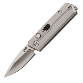 Herbertz CJH Grey Steel Automatic Knife, Satin 420 (55027)