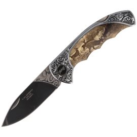 Herbertz Solingen hunting knife 82mm deer motif (ART000400 - 588511)