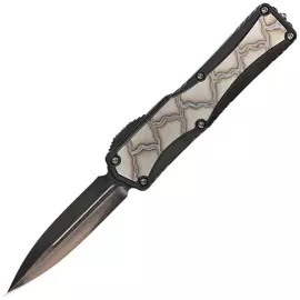 Heretic Knife Colossus Custom DE Black Aluminum / Flamed Ti Inlay, High Sheen SW DLC MagnaCut by Tony Marfione Jr.