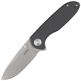 Kubey Knife Belus Black G10, Bead Blasted AUS-10 (KU342A)