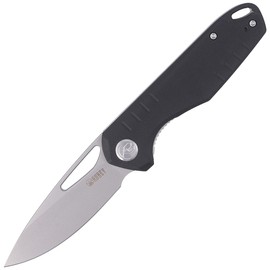 Kubey Knife Doris, Black G10, Satin D2 (KU324A)