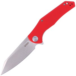 Kubey Knife Flash, Red G10, Satin D2 (KU158D)