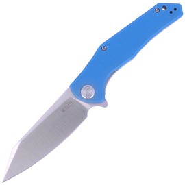 Kubey Knife KU158A, Blue G10, Satin (KU158A)