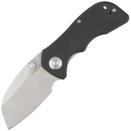 Kubey Knife Karaji Black G10, Bead Blasted D2 (KU180A)