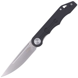 Kubey Knife Mizo, Black G10, Satin 14C28N by Tiguass (KU2101A)