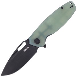 Kubey Knife Tityus, Jade G10, Dark Stonewashed D2 (KU322E)