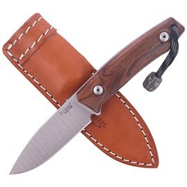 LionSteel Bushcraft Santos Wood / Fixed Satin Blade (M1 ST)