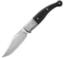 LionSteel Gitano Black G10 / Satin Blade (GT01 GBK)