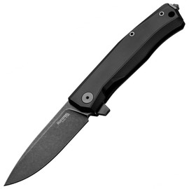 LionSteel Myto Black Aluminium, PVD / Stone Washed M390 by Molletta (MT01A BB)