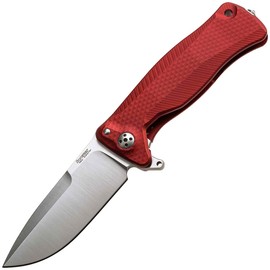 LionSteel SR11A Red Aluminum, Satin Sleipner by Molletta (SR11A RS)