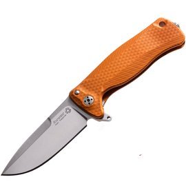 LionSteel SR22A Orange Aluminum, Satin Sleipner by Molletta (SR22A OS)