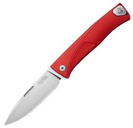 LionSteel Thrill Red Aluminium, Satin M390 by Molletta Knife (TL A RS)