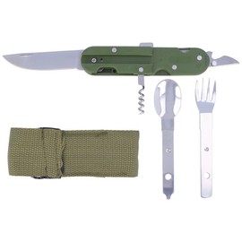 Martinez Albainox Camping Multi-Tool Green ABS, Satin (11018) Essentials