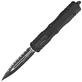 Microtech Dirac D/E Black Aluminium, Black F/S by Tony Marfione knife (225-3T)