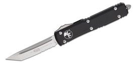 Microtech Ultratech T/E Black Aluminium, Stonewashed P/S M390 by Tony Marfione (123-11)