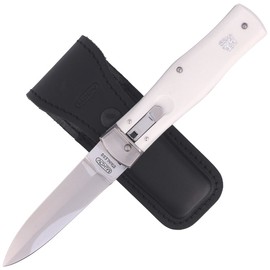 Mikov Predator White ABS, Mirror switchblade (241-NH-1/KP WHITE)