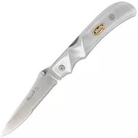 Muela AL-8S Gray Aluminum Knife, Satin X50CrMoV15