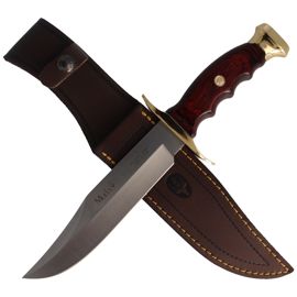 Muela BW-18 Pakka Wood Knife, Satin X50CrMoV15