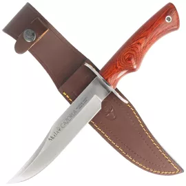 Muela CAZ-16R Pakka Wood Knife, Satin X50CrMoV15