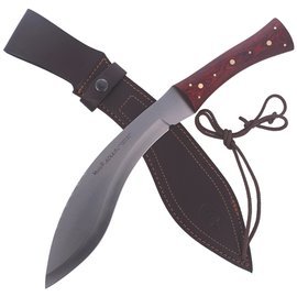 Muela Kukri-26M Rosewood Pakkawood Knife, Satin X50CrMoV15