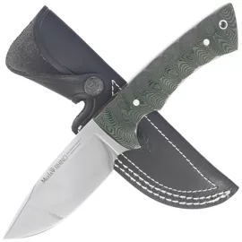 Muela Rhino-10G Green Canvas Micarta, Satin X50CrMoV15 knife